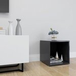 vidaXL Meuble TV gris 37x35x37 cm bois d’ingénierie