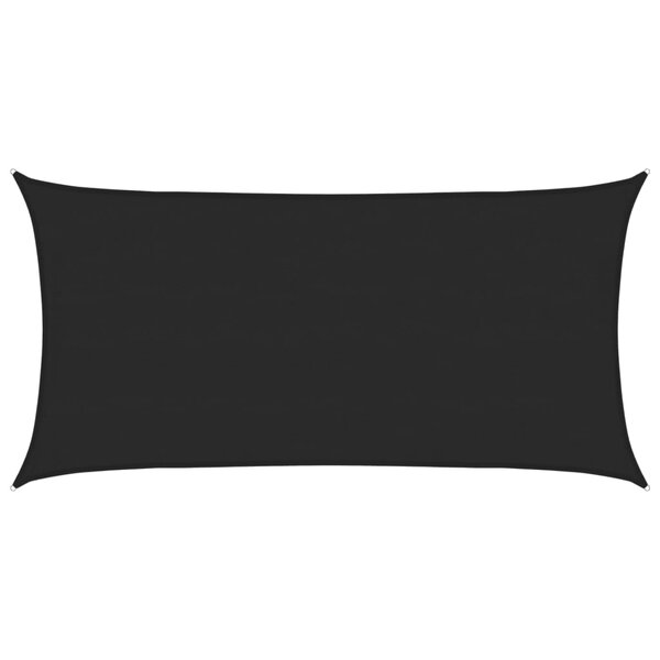 vidaXL Voile d'ombrage 160 g/m² Noir 4x7 m PEHD