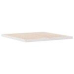 vidaXL Cadre de lit surélevé Blanc 180 x 220 cm Bois de pin massif