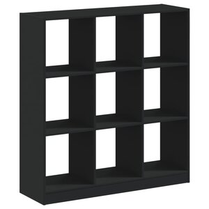 vidaXL Bibliothèque noir 102x32x108 cm bois d'ingénierie