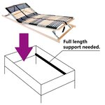 vidaXL Sommier à lattes Marron 80 x 190 cm Bois de hêtre massif