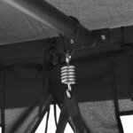 vidaXL Balancelle convertible à auvent Anthracite 220x160x240 cm Acier