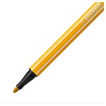 Stylo feutre Dessin Pen 68  jaune curry STABILO