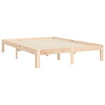 vidaXL Cadre de lit sans matelas 140x190 cm bois de pin massif