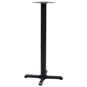 vidaXL Pied de table de bistro Noir 56x56x107 cm Fonte