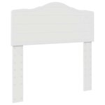 vidaXL Tête de lit Blanc 75 cm Bois d'ingénierie