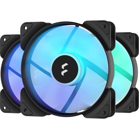 Ventilateur PC - FRACTAL DESIGN - Aspect 12 RGB PWM Black Frame 3-pack ( FD-F-AS1-1207 )