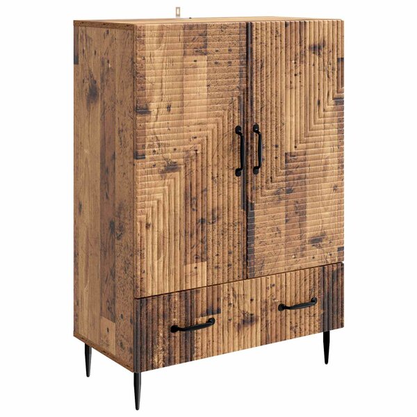 vidaXL Buffet Bois ancien 66 x 34 5 x 95 cm Bois d'ingénierie
