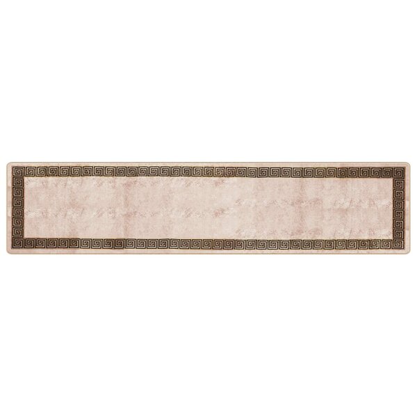 vidaXL Coureur de Tapis MARSA Noir 80 x 350 cm Polyester et PVC