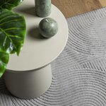 vidaXL Tapis IZA poils courts style scandinave gris 200x280 cm