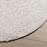 vidaXL Tapis shaggy PAMPLONA poils longs moderne crème Ø 100 cm