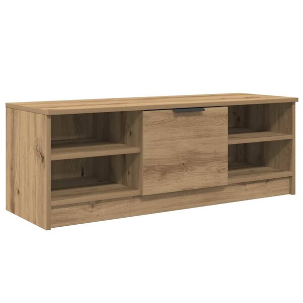 vidaXL Meuble TV Chêne artisanal 102 x 35 x 36 5 cm Bois d'ingénierie