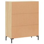 vidaXL Buffet chêne sonoma 69 5x34x90 cm bois d'ingénierie