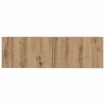 vidaXL Ensemble de meuble TV mural 3 Pièces chêne artisanal