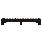 vidaXL Cadre de lit sans matelas noir 75x190 cm