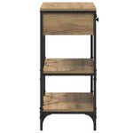 vidaXL Table console avec tiroir Marron 100 x 34 5 x 75 cm bois