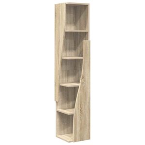 vidaXL Meuble d'angle Chêne Sonoma 27 5x27x140cm Bois d'ingénierie