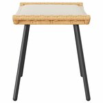 vidaXL Tabouret de Jardin 2 Pièces Marron 50 x 40 x 45cm Polyester