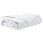 vidaXL Couette d'été 135 x 200 cm Été Plume Blanc Respirant