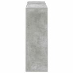 vidaXL Buffet avec tiroir Gris béton 88 5 x 29 x 84 5 cm