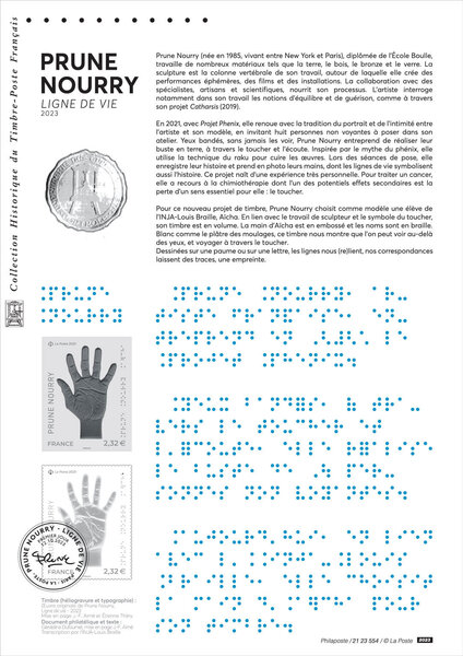 Document philatélique - Prune Nourry