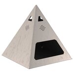 vidaXL Braise Marron 50 x 50 x 51 cm Acier résistant aux intempéries