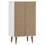 vidaXL Armoire à chaussures MOLDE Blanc 59 5x35x103 cm Bois de pin