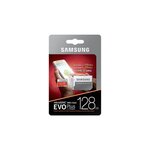 Samsung EVO Plus MB-MC128G - Carte mémoire flash (adaptateur microSDXC vers SD inclus(e)) - 128 Go - UHS-I U3 / Class10