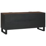vidaXL Meuble TV   105 x 33 5 x 46 cm  fait en bois de mangue massif.