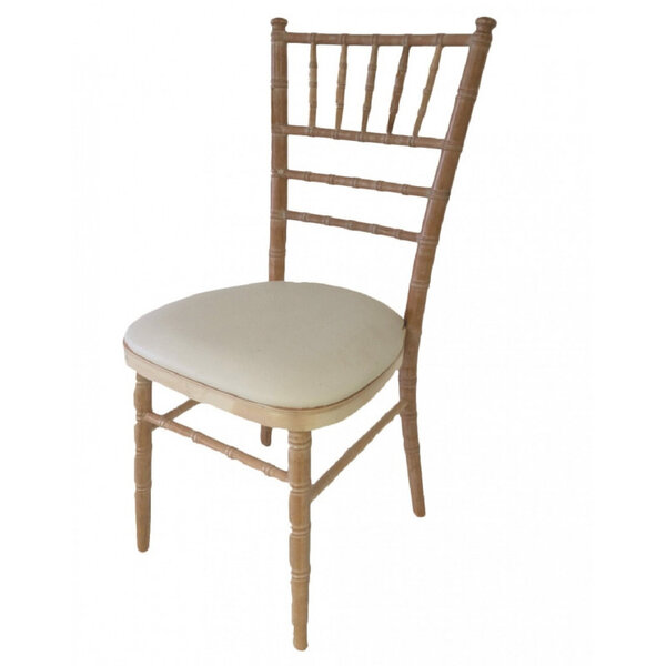 Chaise de réception modèle chivari bois cérusé - lot de 4 -  - bois