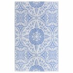 vidaXL Tapis d'extérieur ARAKIL Bleu azuré 190x290 cm PP