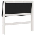 vidaXL Tête de lit capitonnée Gris clair 100 cm Pin massif