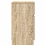 vidaXL Tables de chevet 2 Pièces chêne sonoma 39x35x65 cm bois ingénierie