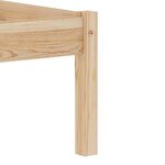 vidaXL Cadre de lit sans matelas bois de pin massif 120x200 cm