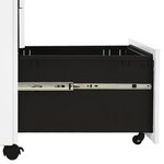 vidaXL Classeur mobile Blanc 30x45x59 cm Acier