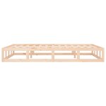 vidaXL Cadre de lit sans matelas 140x200 cm bois massif