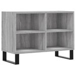 vidaXL Meuble TV sonoma gris 69 5 x 30 x 50 cm bois d'ingénierie