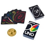 UNO 50eme Premium Jeu de cartes - 2 a 10 joueurs - 7 ans et +