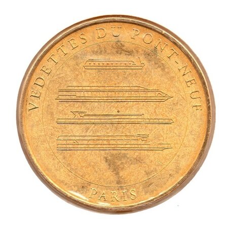 Mini médaille monnaie de paris 2009 - vedettes du pont-neuf