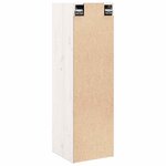 vidaXL Armoire murale Blanc 30x30x100 cm Bois de pin massif