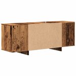 vidaXL Meuble TV vieux bois 130x35x50 cm bois d'ingénierie