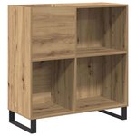 vidaXL Meuble à vinyles Bois ancien 85 x 38 x 89 cm Bois d'ingénierie