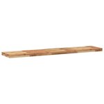 vidaXL Étagères flottantes 2 Pièces 140x30x4 cm acacia massif à l'huile
