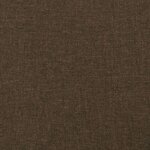 vidaXL Têtes de lit 2 Pièces Marron Foncé 90x5x78/88 cm Tissu