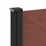 vidaXL Auvent latéral rétractable marron 220x500 cm