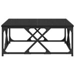 vidaXL Table basse Chêne noir 70 x 70 x 30 cm Bois d'ingénierie