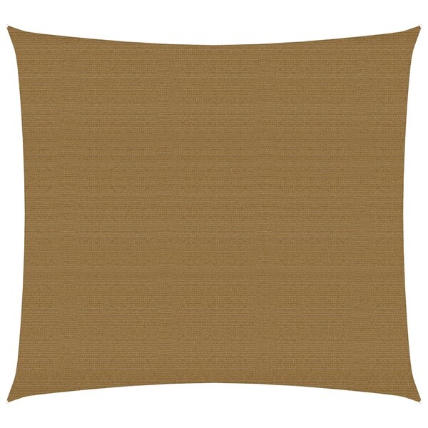 vidaXL Voile d'ombrage 160 g/m² Taupe 7x7 m PEHD