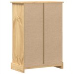 vidaXL Commode Corona 80x43x114 cm bois massif de pin