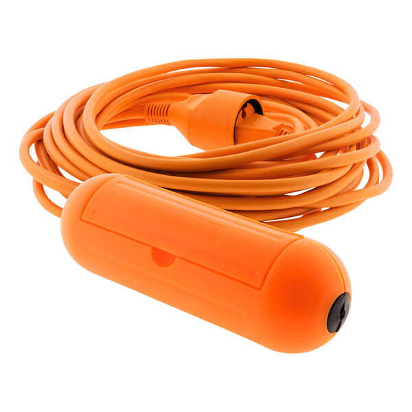 Prolongateur 2x 1 5mm² Orange 10m avec boîtier étanche - Zenitech