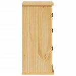 vidaXL Armoire murale de salle de bain Corona bois de pin massif